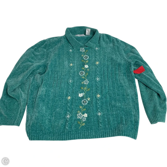 Sweater By Alfred Dunner In Blue, Size: Xl