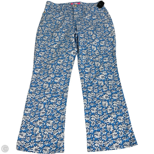 Jeans Designer By Lilly Pulitzer In Blue & White, Size: 8