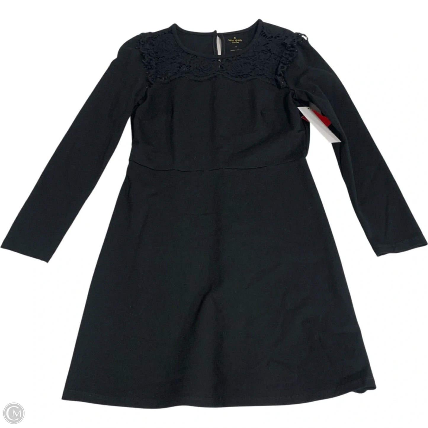 Dress Designer By Kate Spade In Black, Size: M