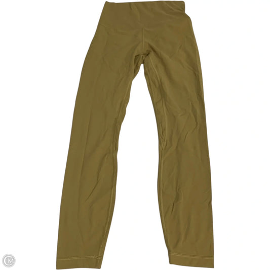 Athletic Capris By Lululemon In Yellow, Size: S