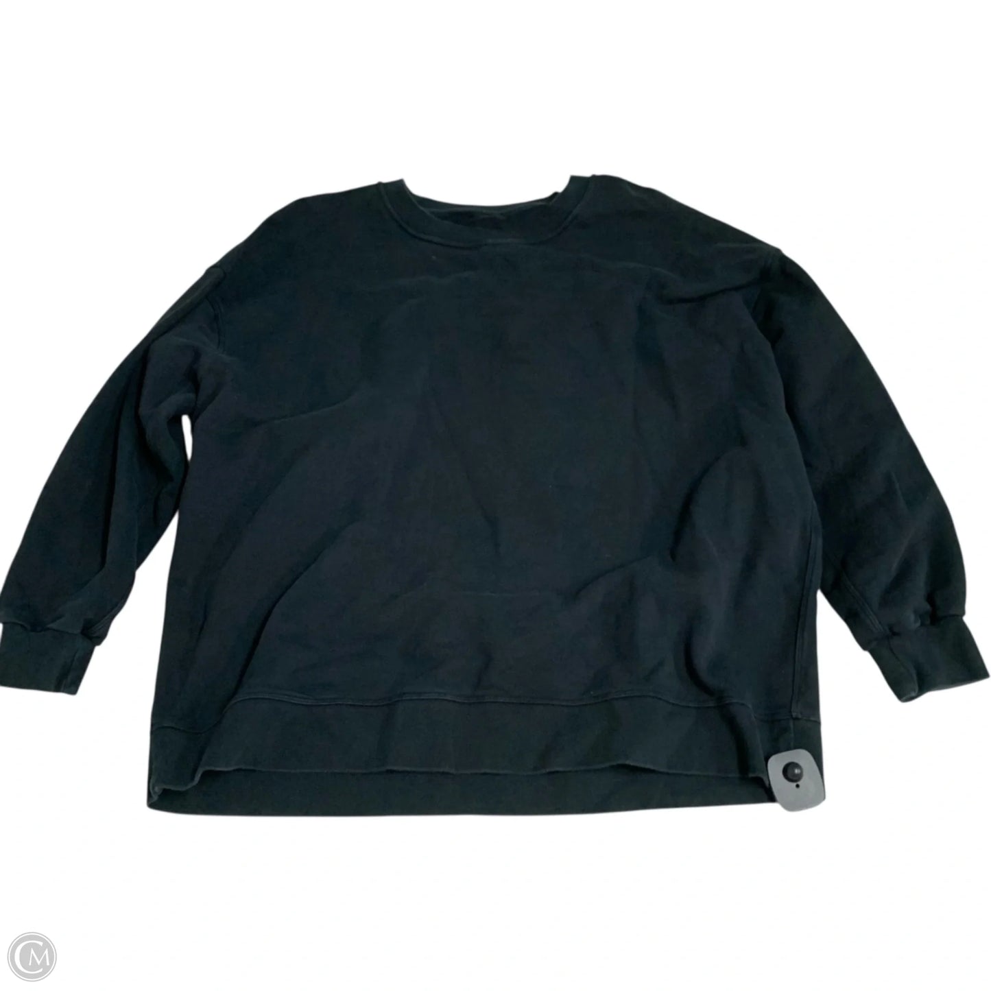 Athletic Sweatshirt Crewneck By Lululemon In Black, Size: 14