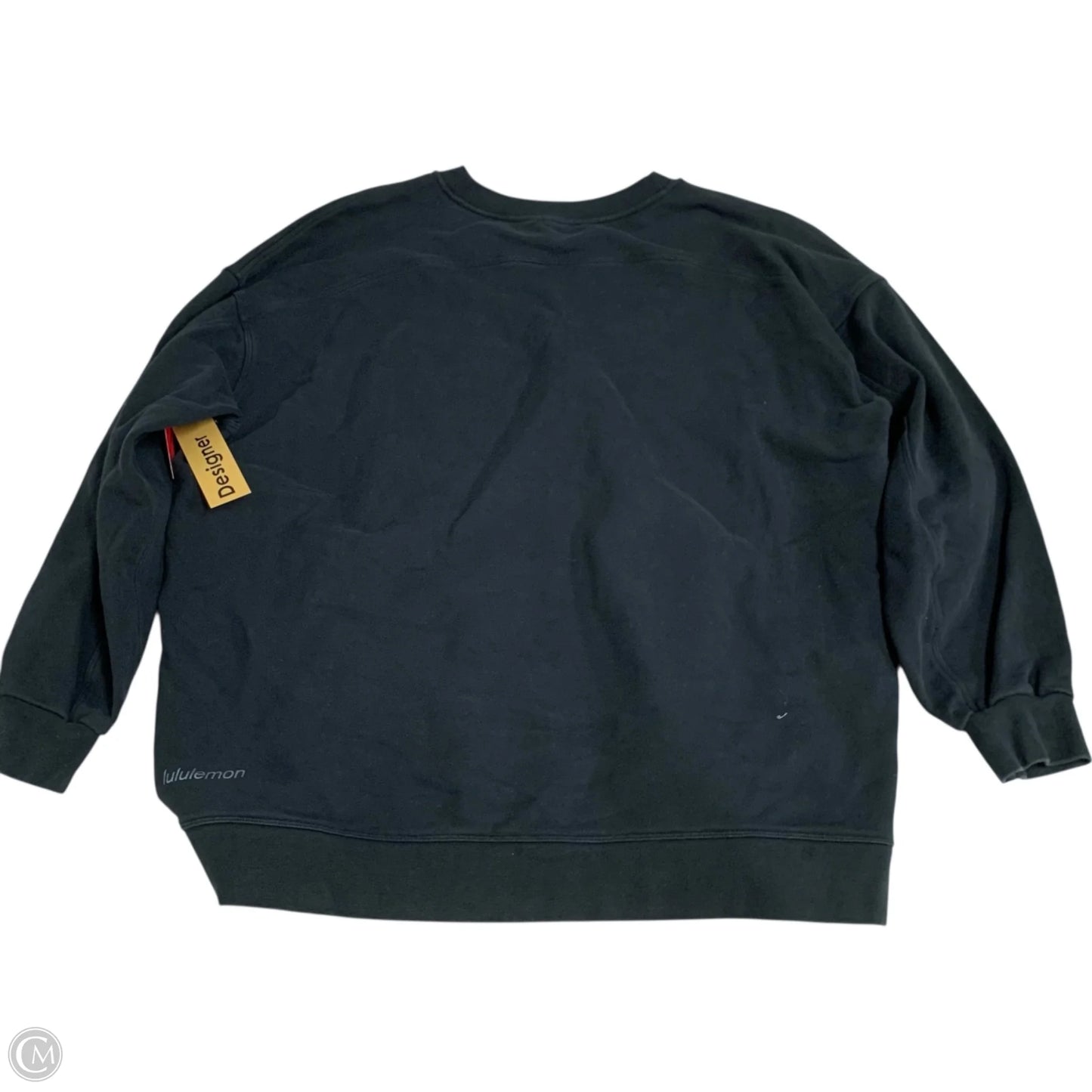 Athletic Sweatshirt Crewneck By Lululemon In Black, Size: 14