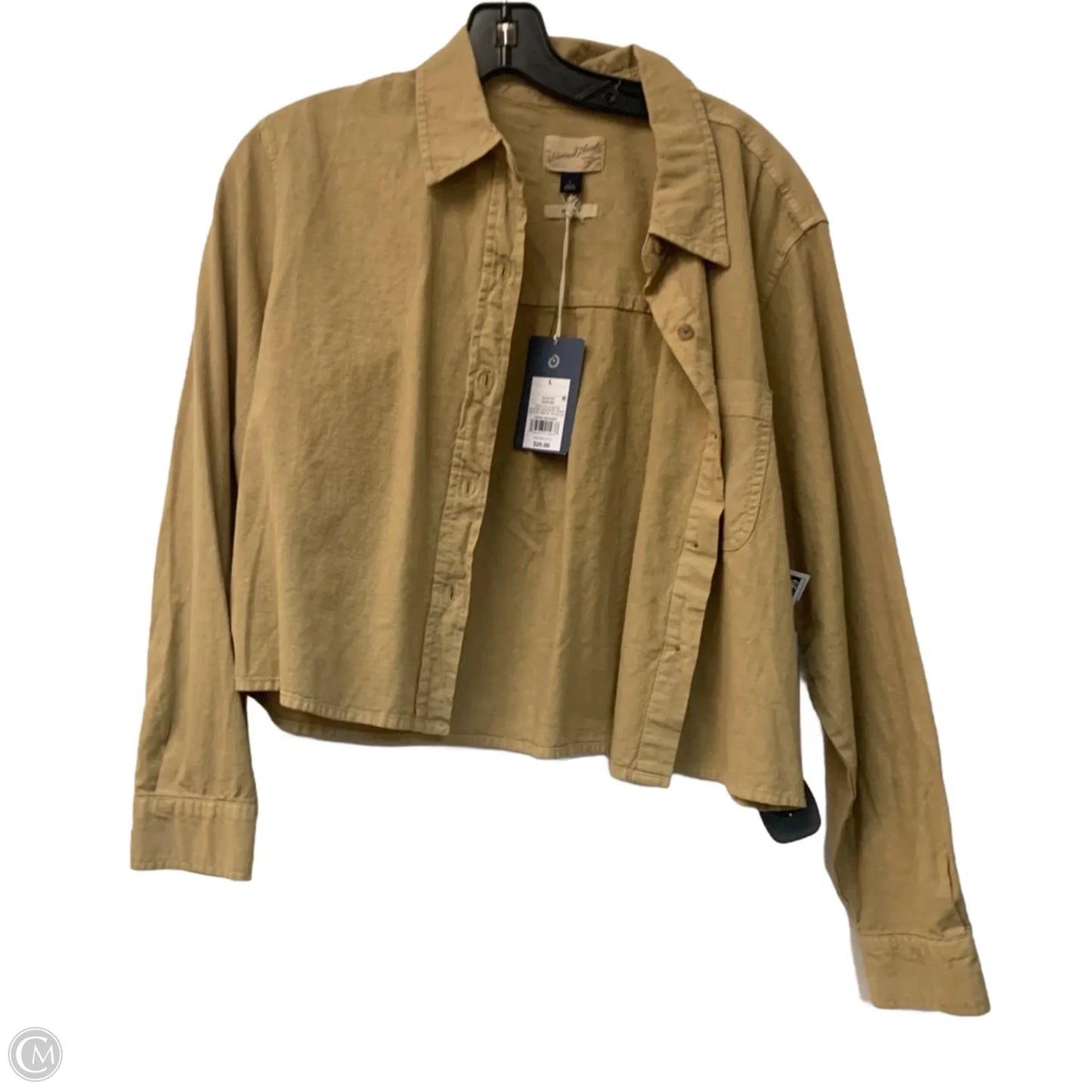 Top Long Sleeve By Universal Thread In Beige, Size: L