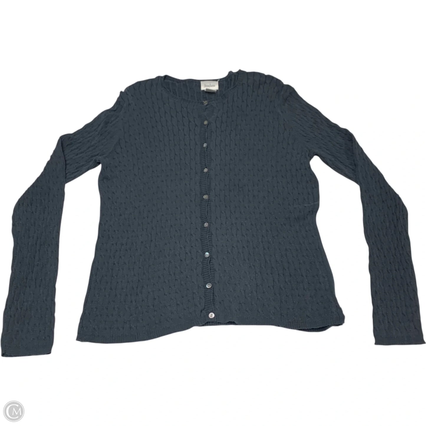 Cardigan Designer By Neiman Marcus In Grey, Size: M