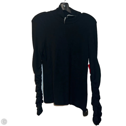 Top Long Sleeve By Anthropologie In Black, Size: S