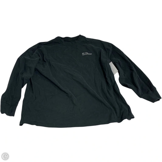 Top Long Sleeve By Lululemon In Black & Grey, Size: Xl