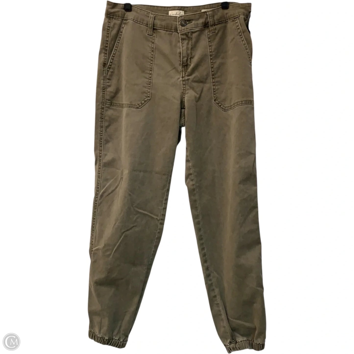 Pants Joggers By Wonderly In Green, Size: 4