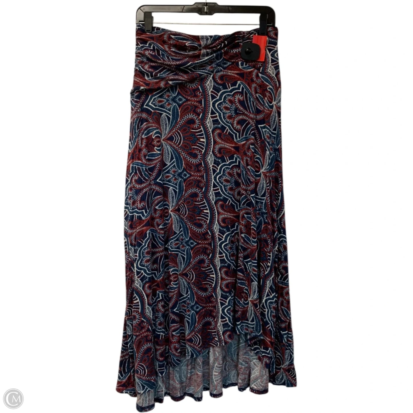 Skirt Maxi By Maeve In Blue & Red, Size: M
