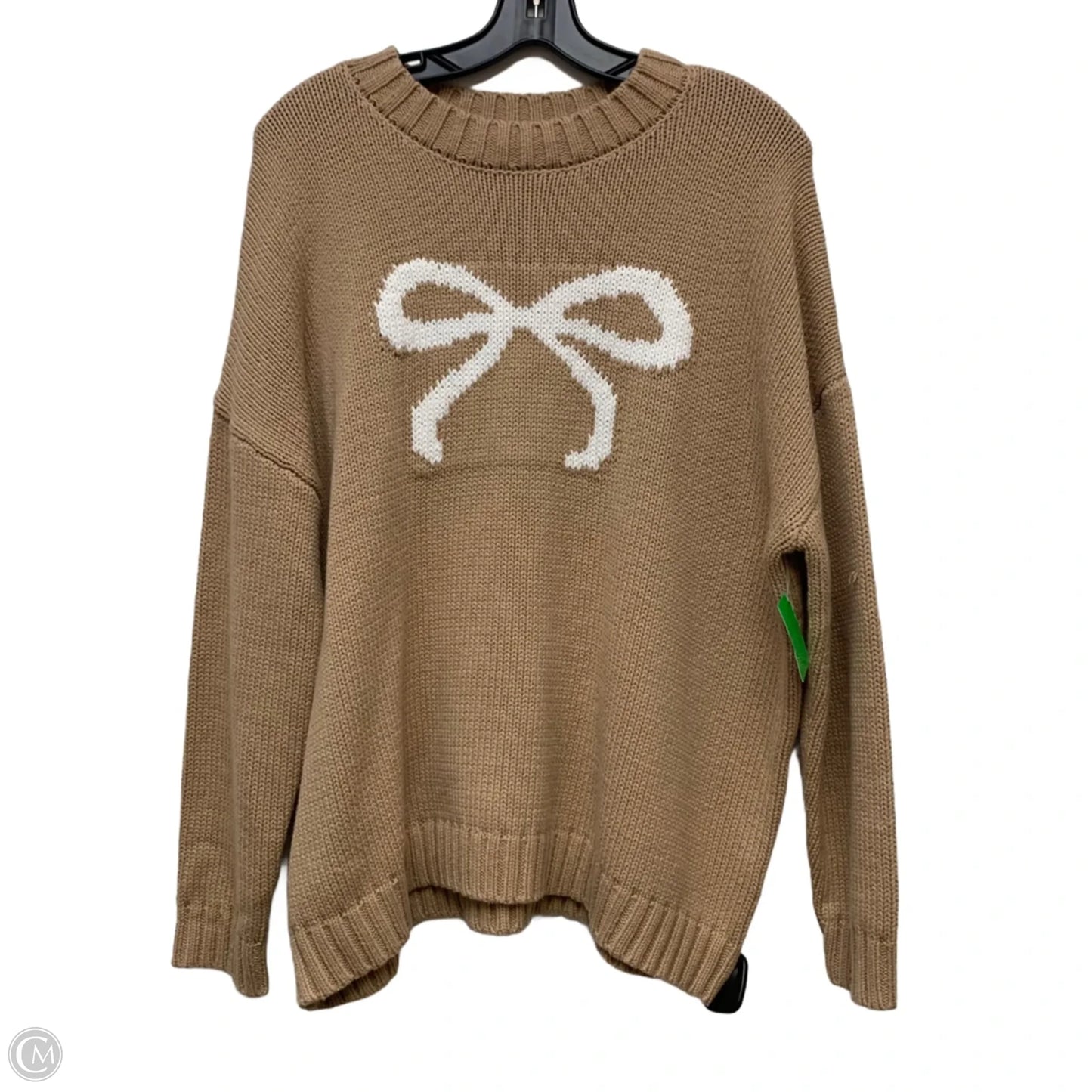 Sweater By Sincerely Jules In Brown & White, Size: L