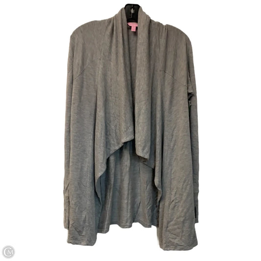 Cardigan Designer By Lilly Pulitzer In Grey, Size: M