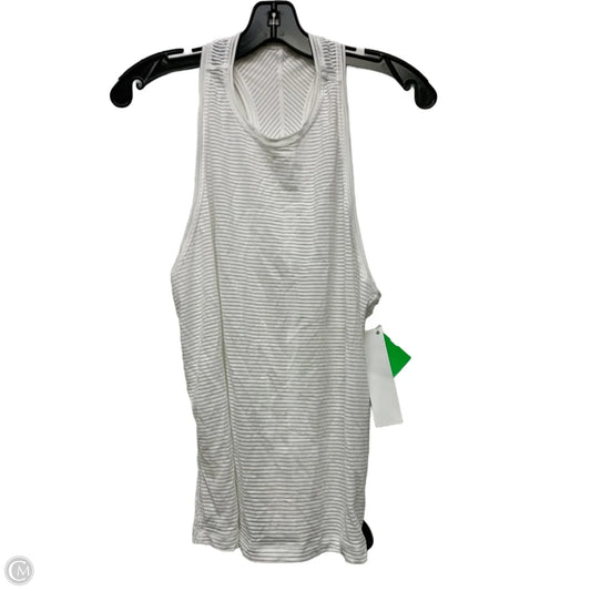 Athletic Tank Top By Lululemon In White, Size: S