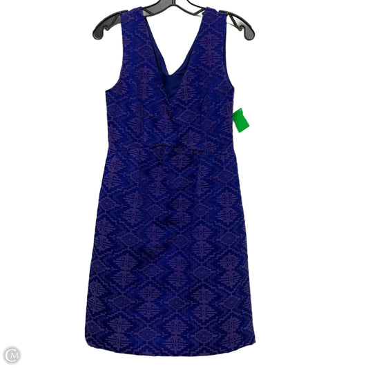 Dress Casual Short By Maeve In Blue & Purple, Size: Xs