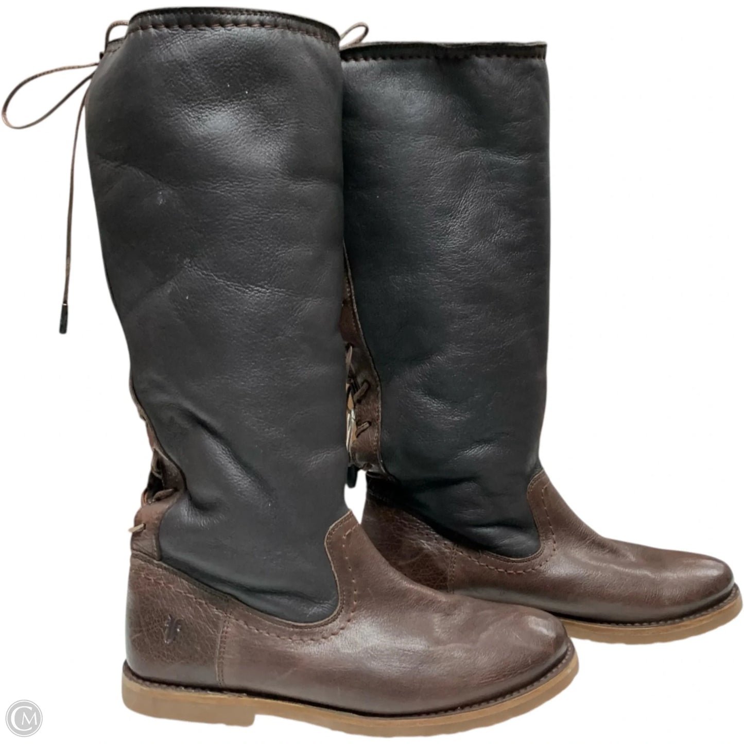 Boots Designer By Frye In Brown, Size: 9