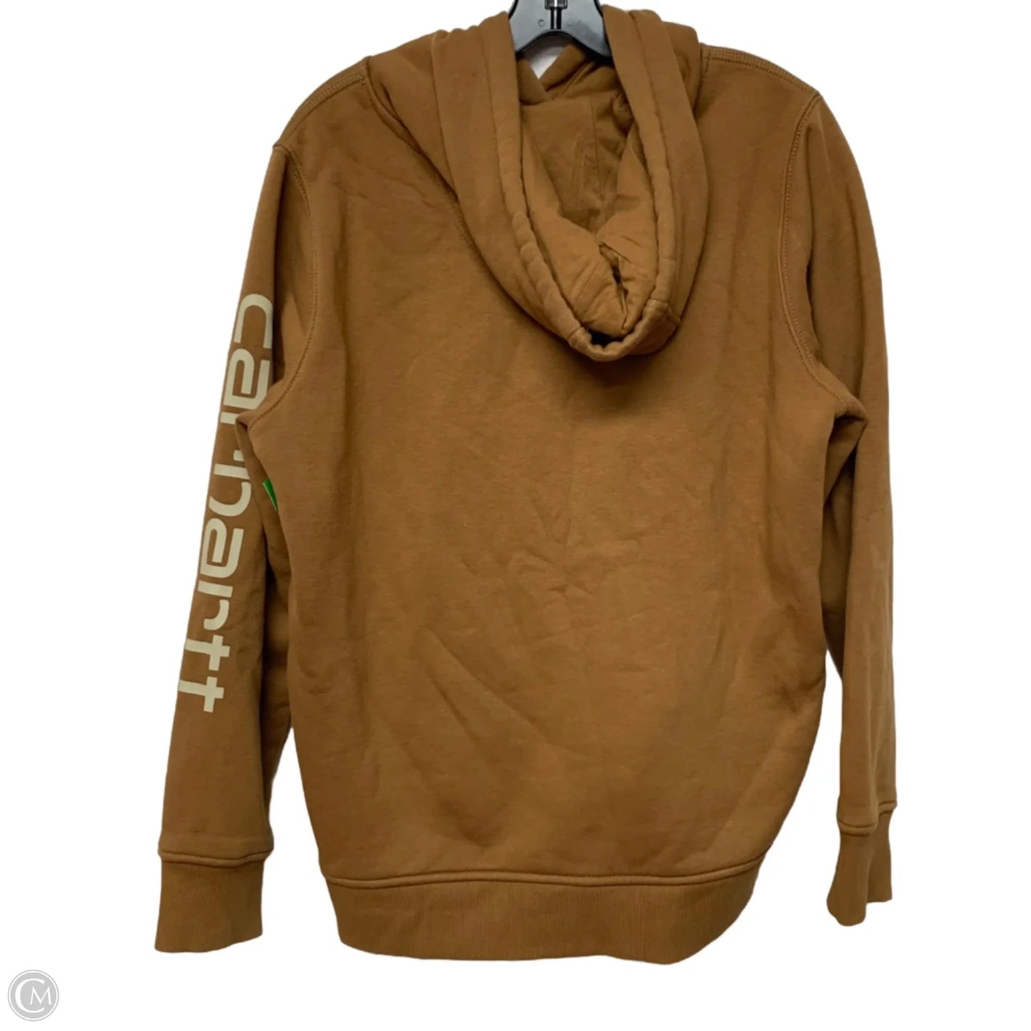 Sweatshirt Hoodie By Carhartt In Brown, Size: L
