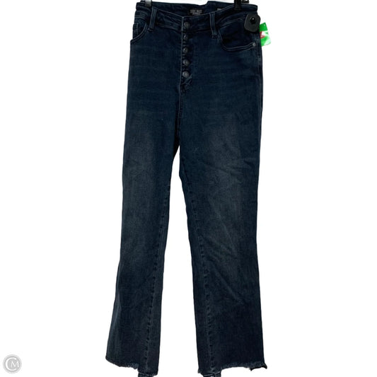 Jeans Straight By Judy Blue In Blue Denim, Size: 16