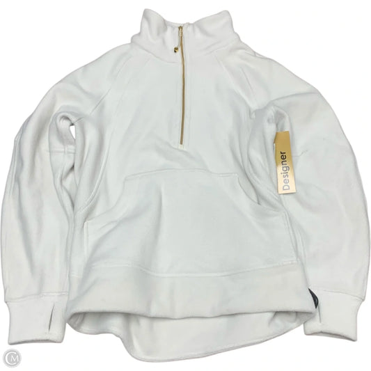 Sweatshirt Collar By Lululemon In Gold & White, Size: Xs