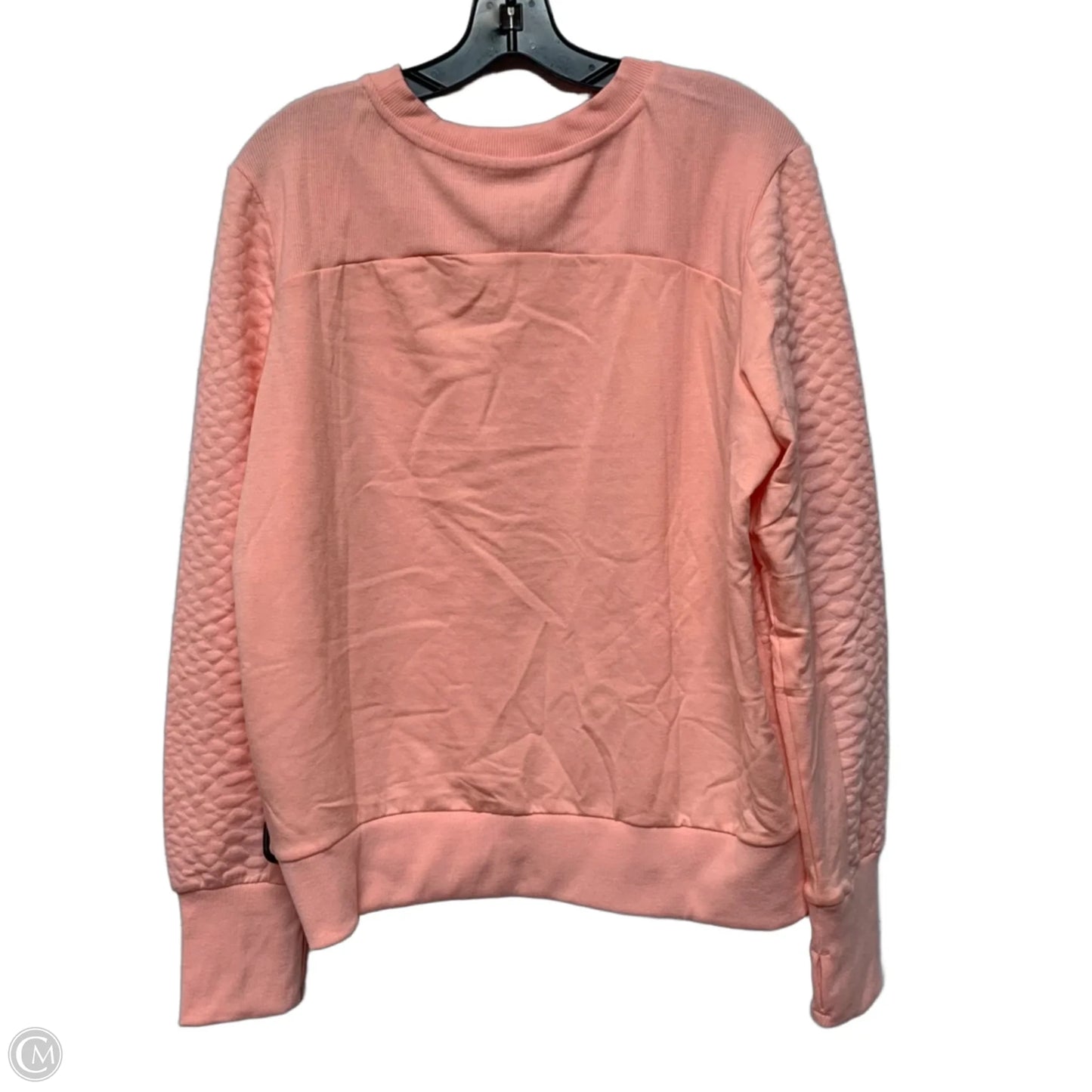 Athletic Sweatshirt Crewneck By Nine West In Pink, Size: L