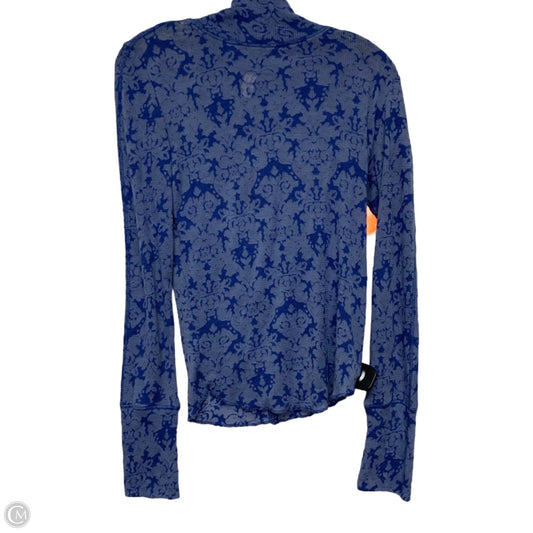 Top Long Sleeve By Free People In Blue, Size: M