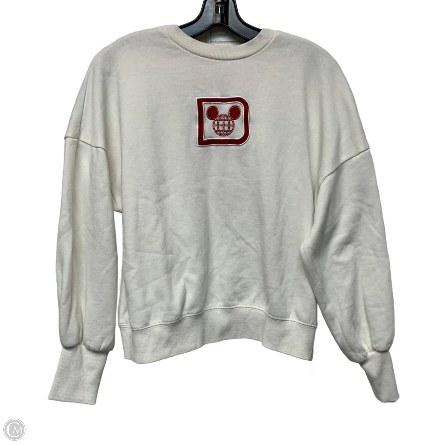 Sweater By Disney In Cream & Red, Size: S