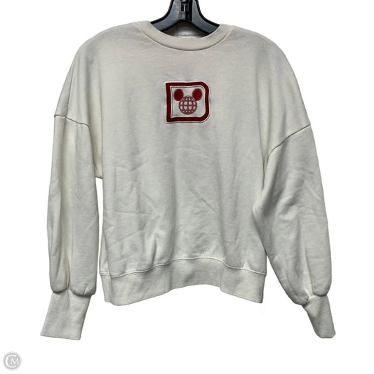 Sweater By Disney In Cream & Red, Size: S