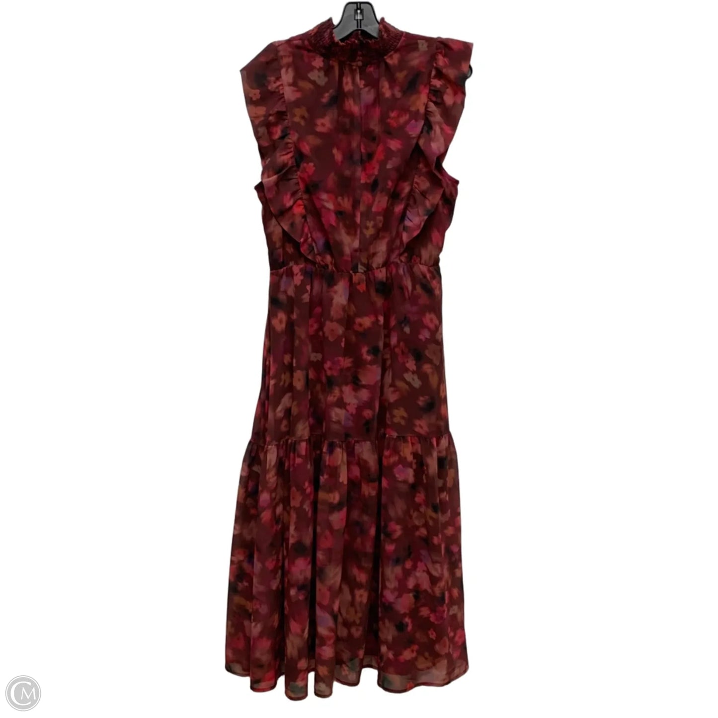 Dress Casual Maxi By Steve Madden In Brown & Pink, Size: M