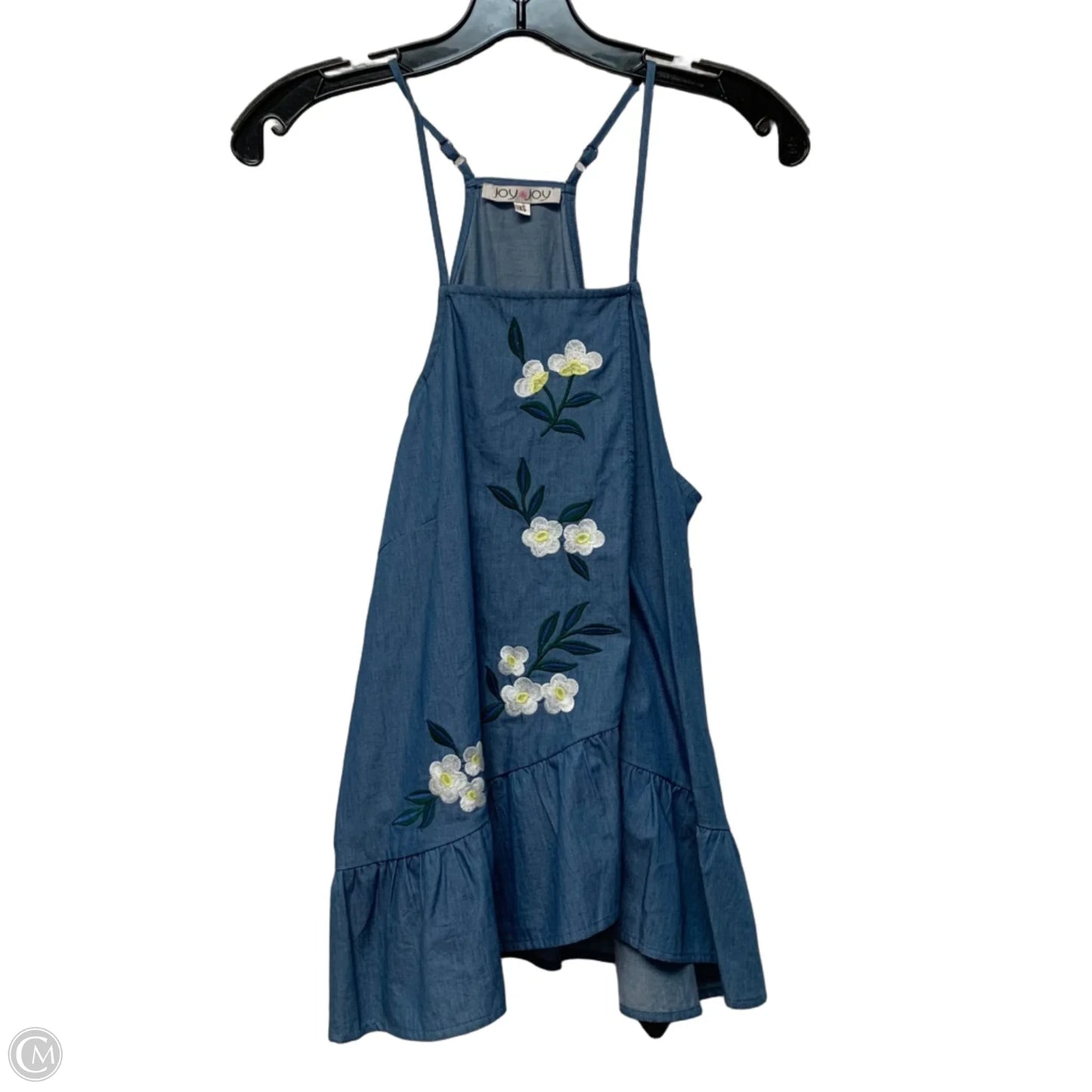 Top Sleeveless By Joy Joy In Blue, Size: Xs