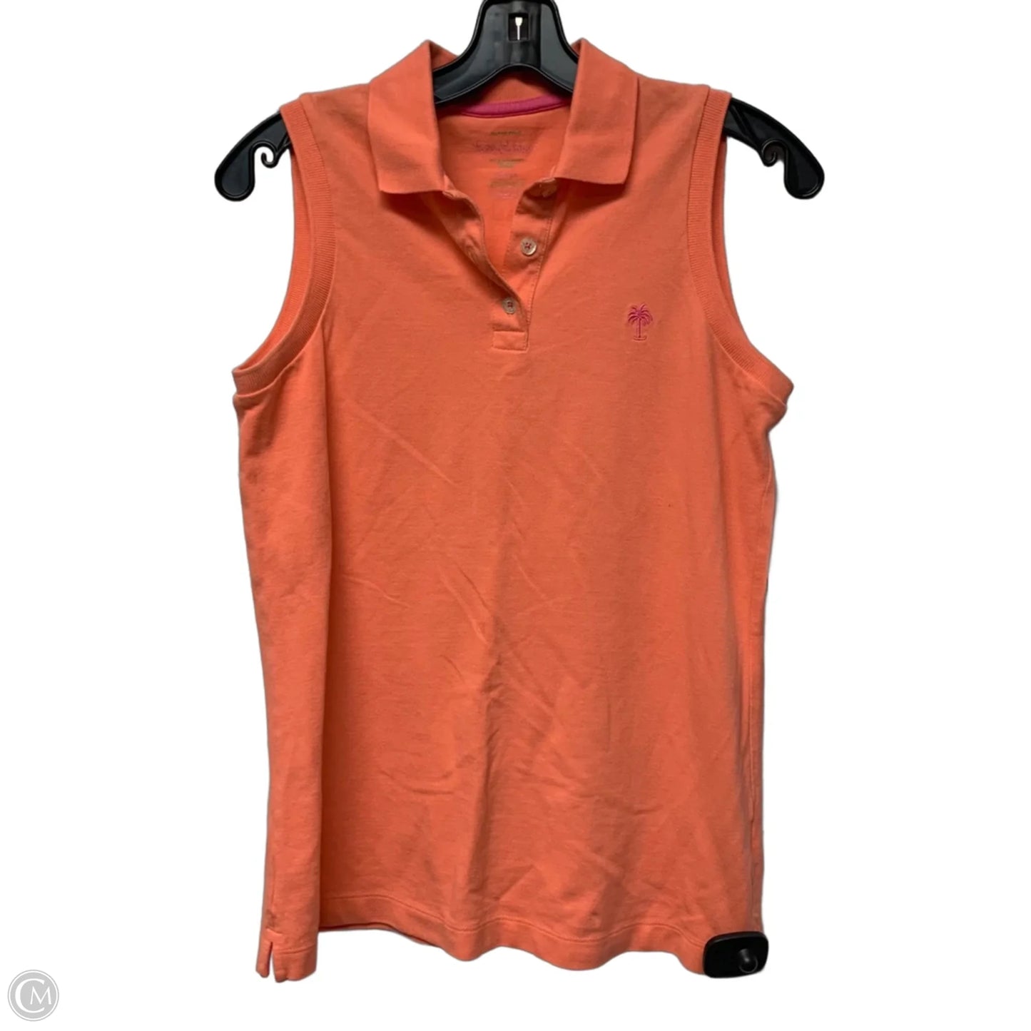 Top Sleeveless Designer By Lilly Pulitzer In Peach, Size: S