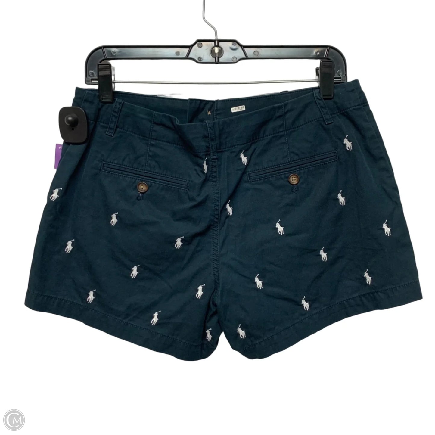 Shorts By Polo Ralph Lauren In Blue & White, Size: 4