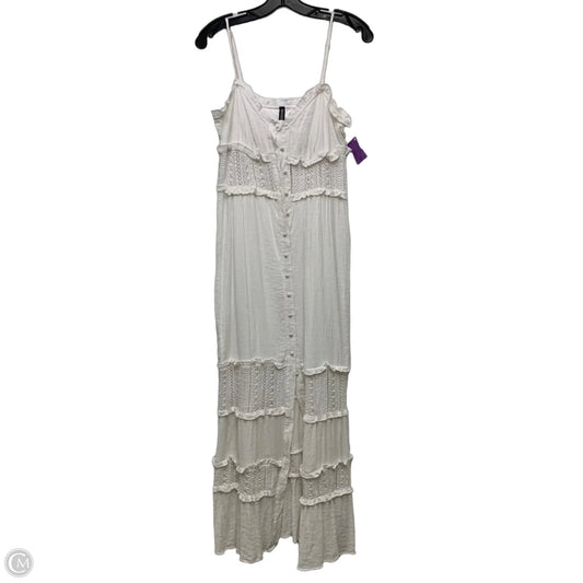 Dress Casual Maxi By Divided In White, Size: S
