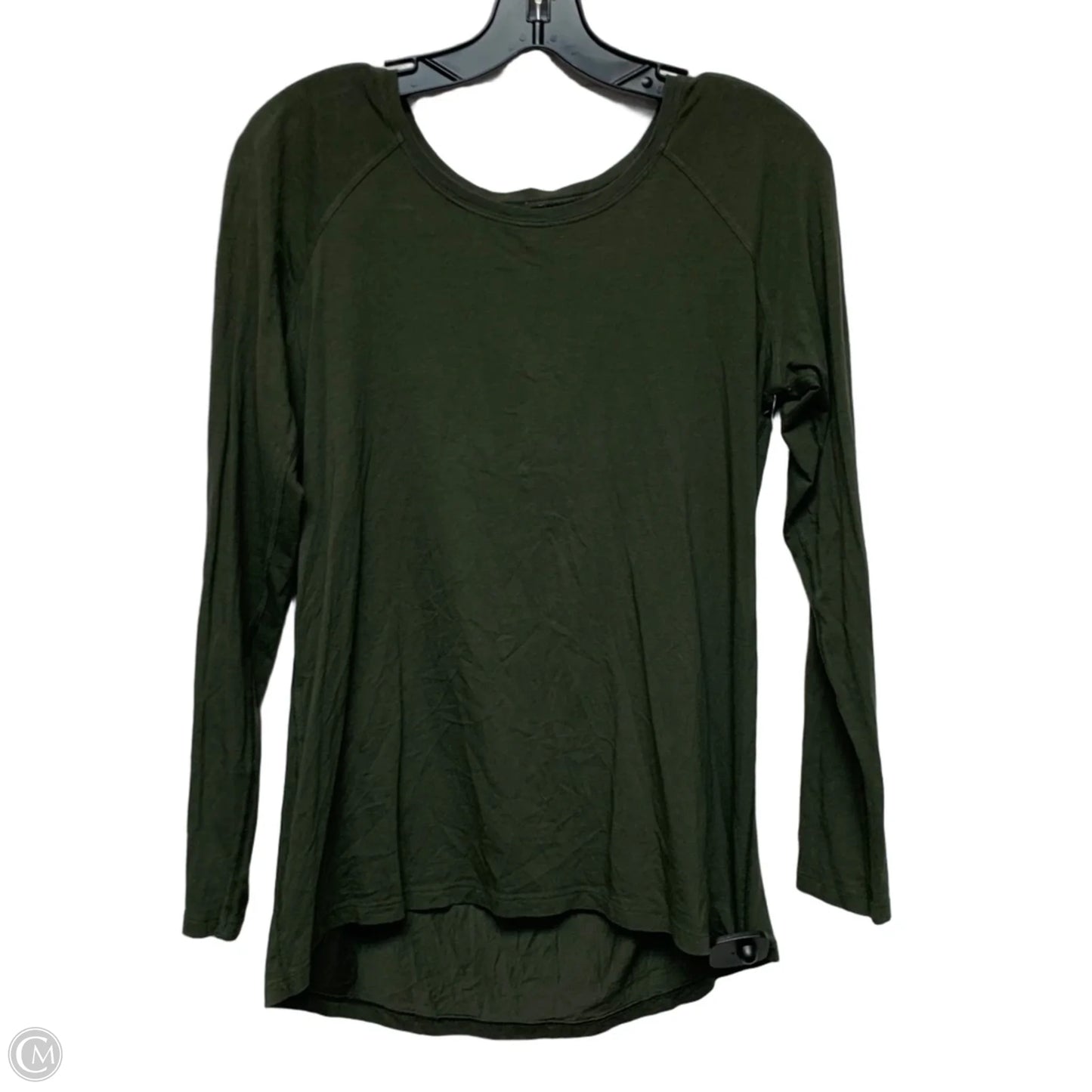 Athletic Top Long Sleeve Crewneck By Lululemon In Green, Size: S