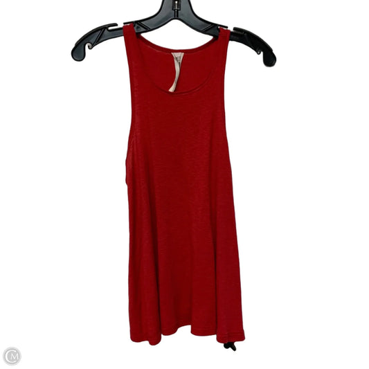 Tank Top By Free People In Red, Size: M