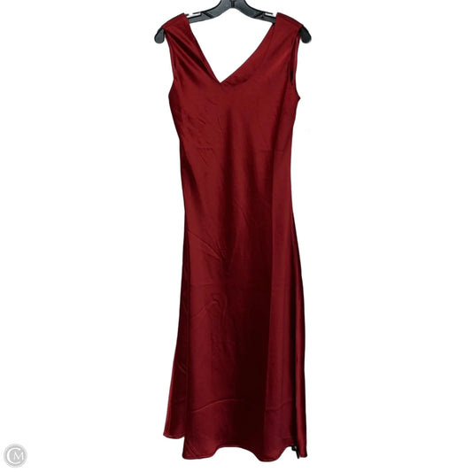 Dress Party Long By White House Black Market In Red, Size: S