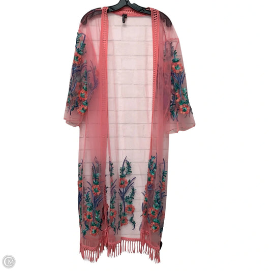 Swimwear Cover-up By Kendall + Kylie In Pink, Size: Xl