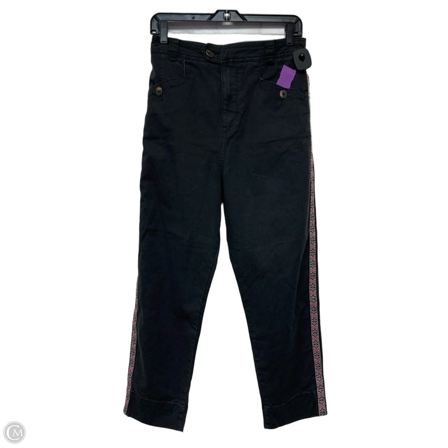 Jeans Boyfriend By Anthropologie In Black Denim, Size: 8