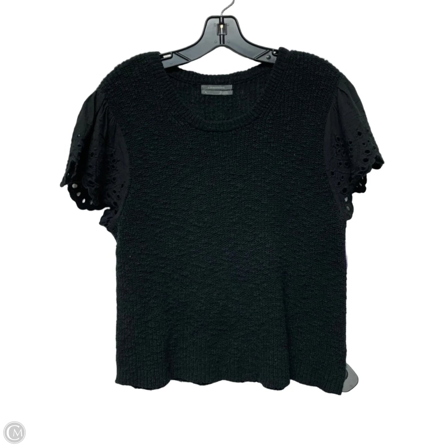 Vest Sweater By Anthropologie In Black, Size: Xl