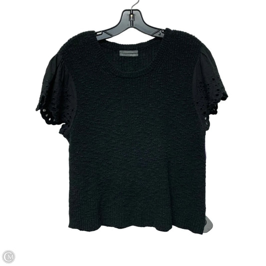Vest Sweater By Anthropologie In Black, Size: Xl