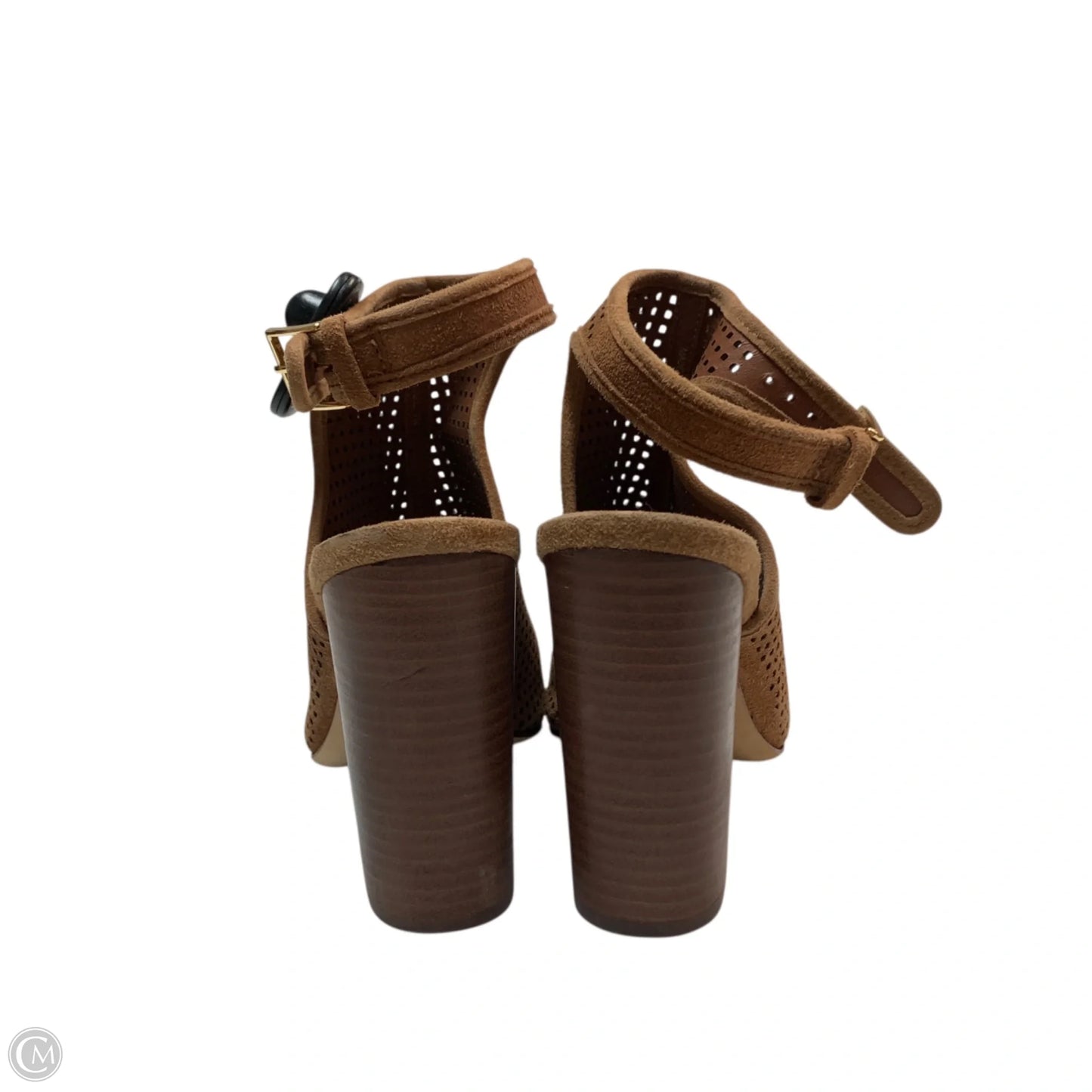 Sandals Designer By Tory Burch In Brown, Size: 7