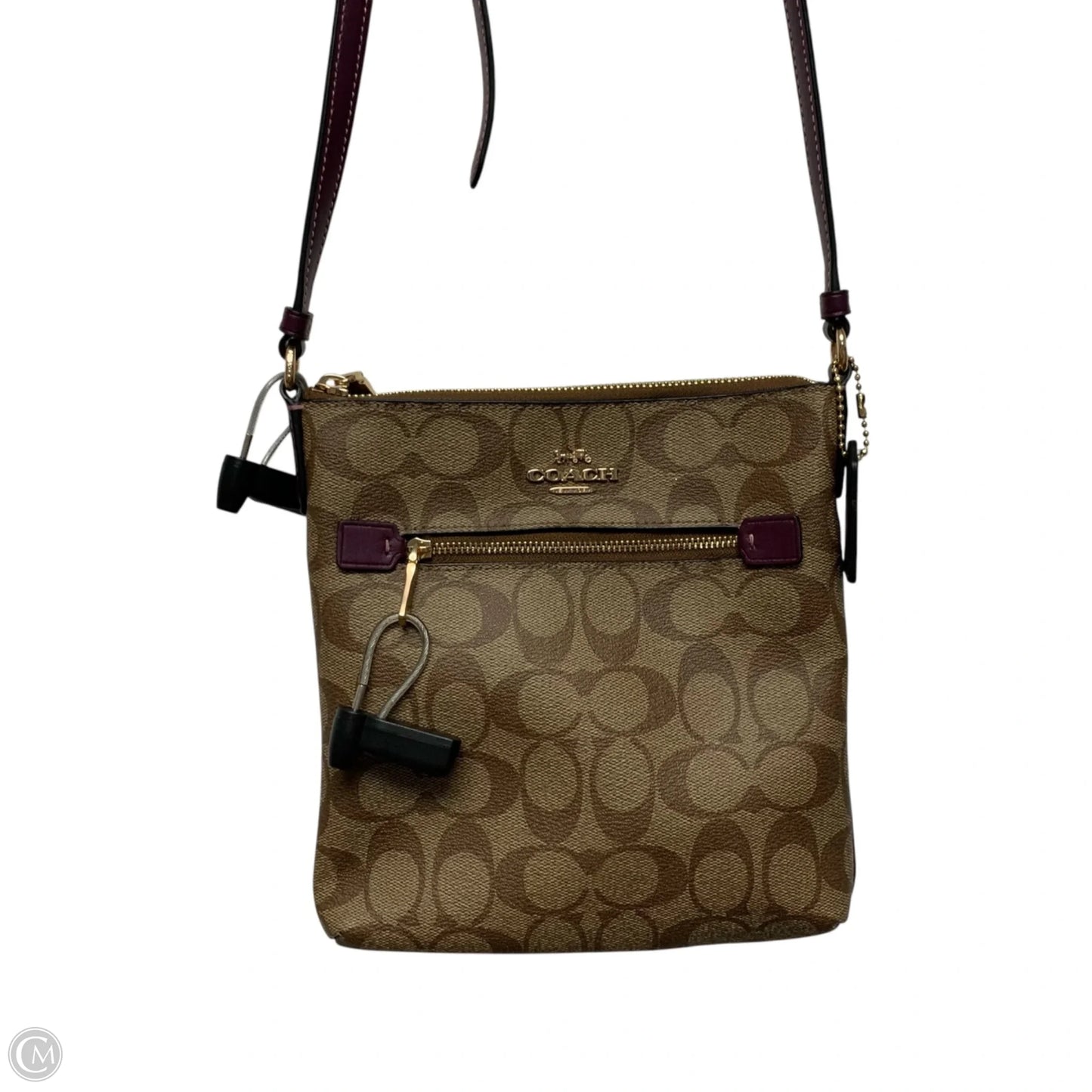 Crossbody Designer By Coach, Size: Small
