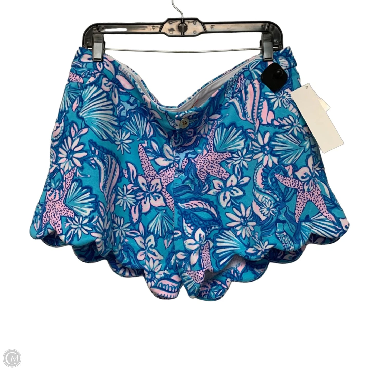 Shorts Designer By Lilly Pulitzer In Blue & Pink, Size: 14