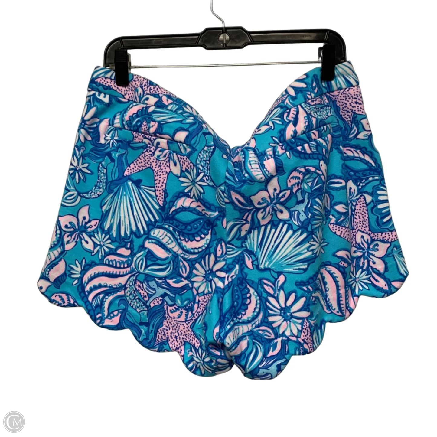 Shorts Designer By Lilly Pulitzer In Blue & Pink, Size: 14