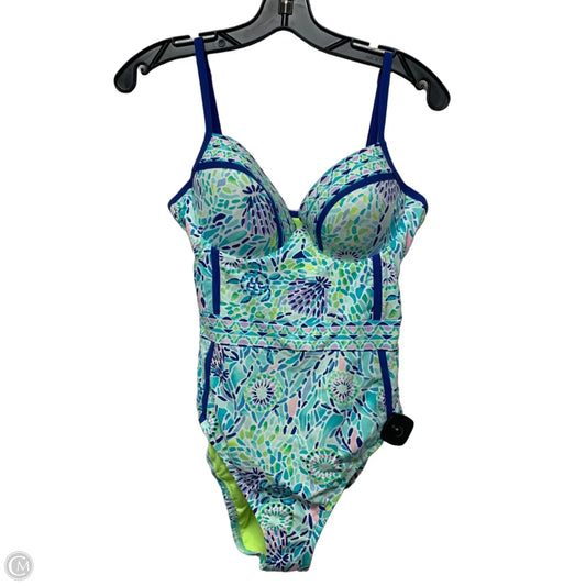 Swimsuit Designer By Lilly Pulitzer In Blue & Purple, Size: L