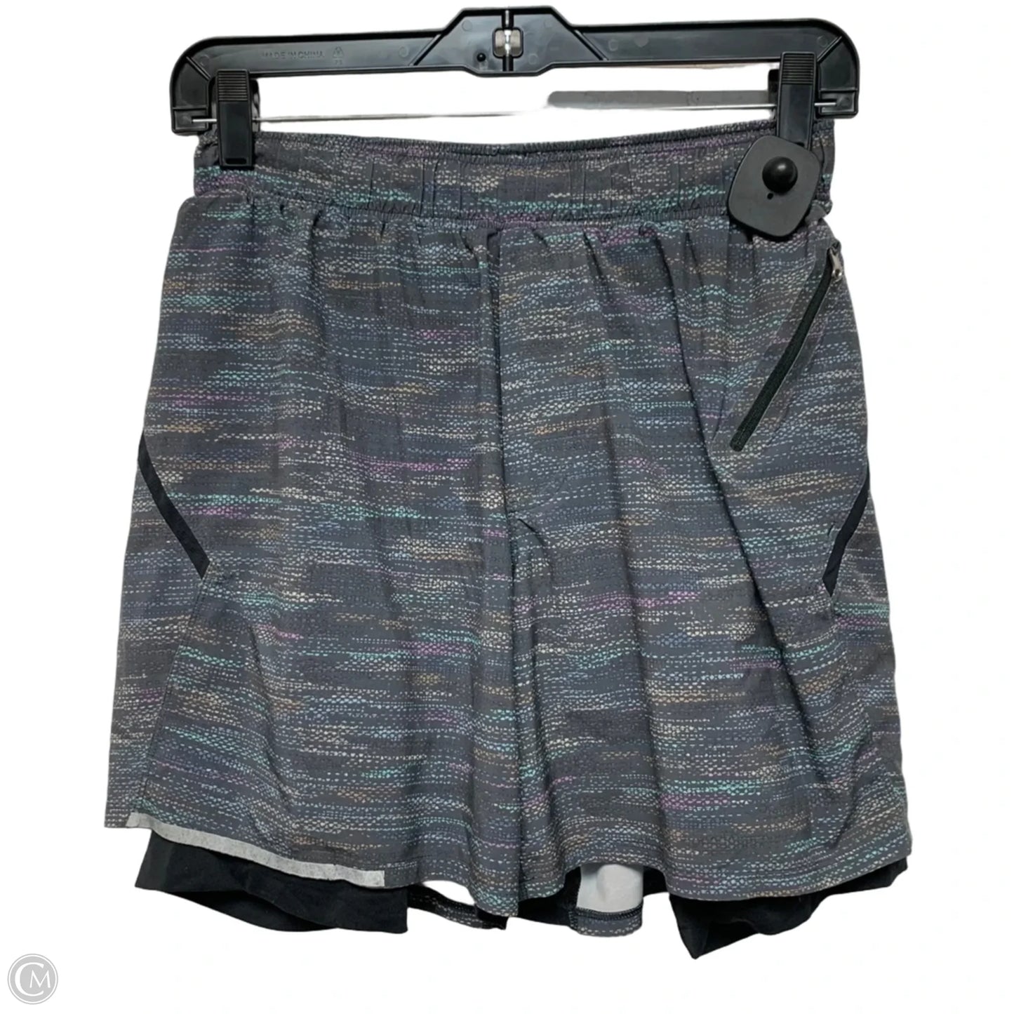 Athletic Shorts By Lululemon In Grey, Size: M