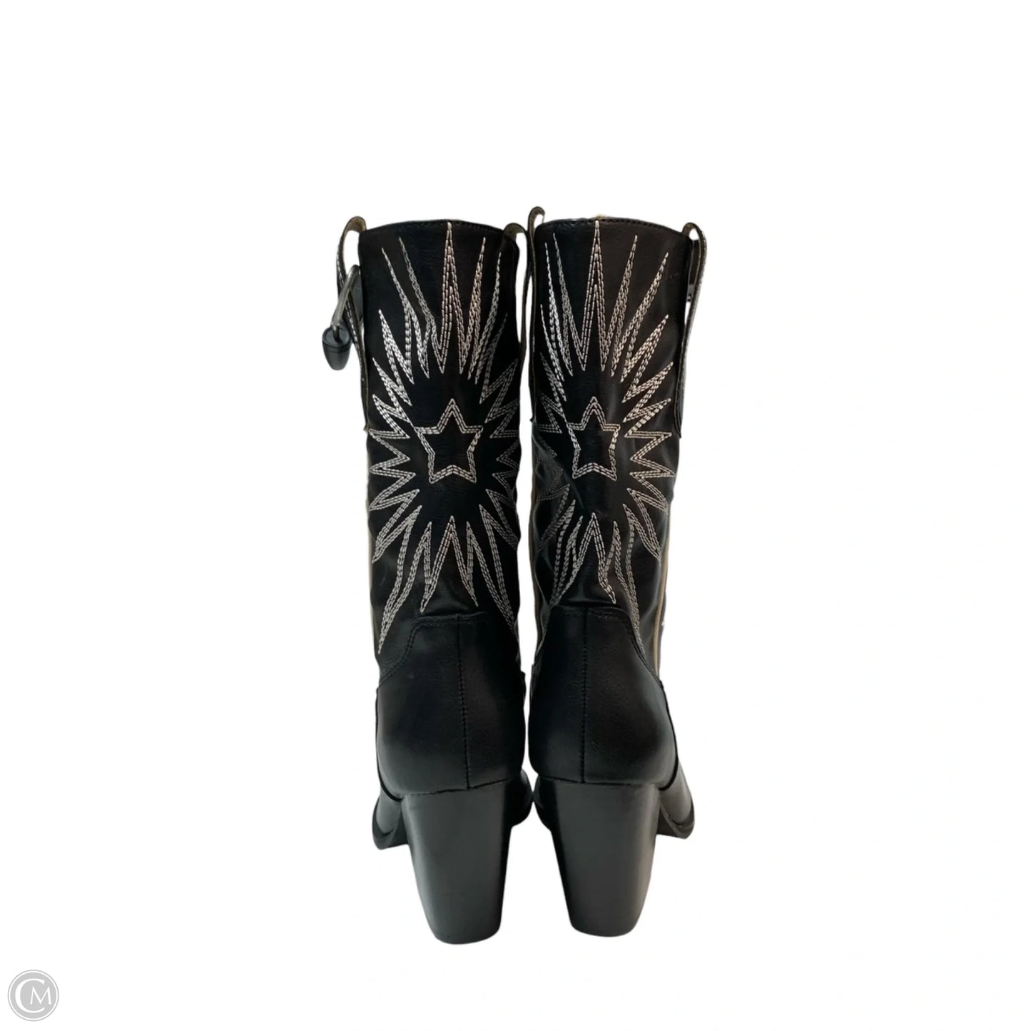 Boots Western By Oasis Society In Black & White, Size: 7