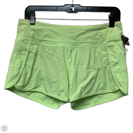 Athletic Shorts By Lululemon In Green, Size: S