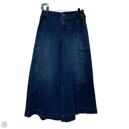 Jeans Wide Leg By Maeve In Blue Denim, Size: 6
