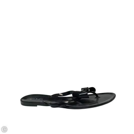 Sandals Flip Flops By Anna & Ava In Black, Size: 10