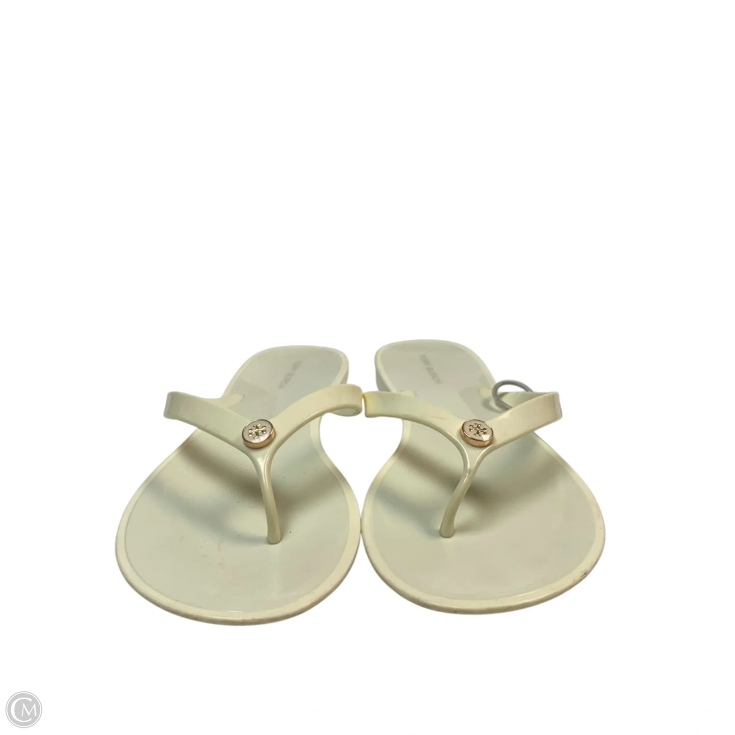 Sandals Designer By Tory Burch In Cream, Size: 10