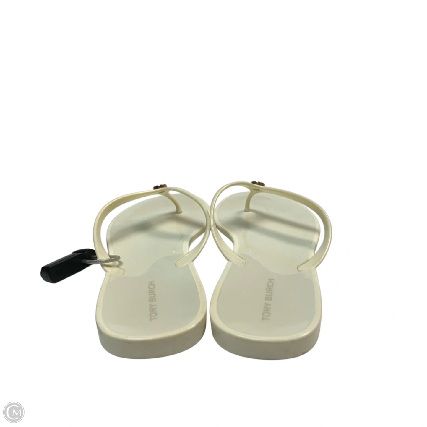 Sandals Designer By Tory Burch In Cream, Size: 10