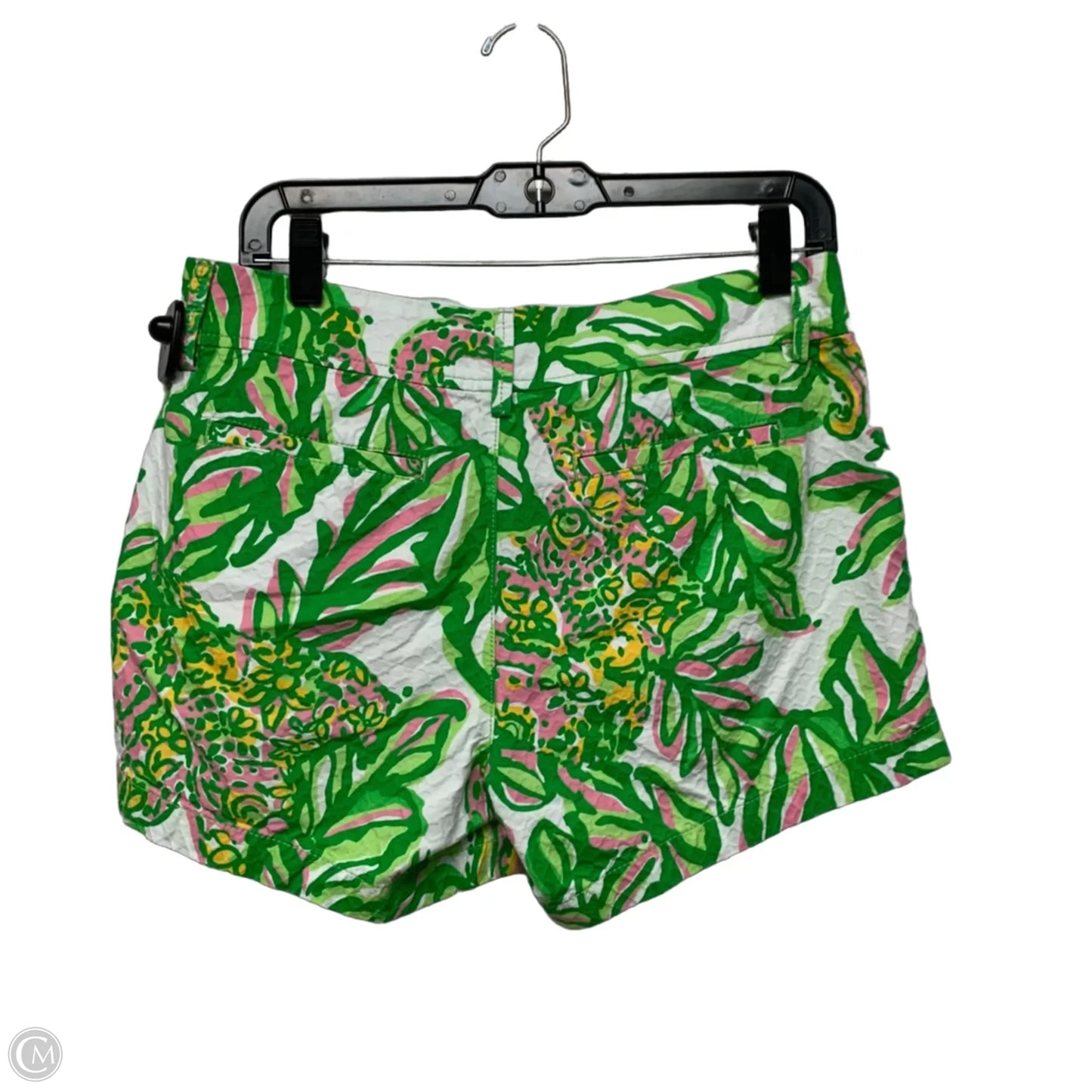 Shorts Designer By Lilly Pulitzer In Green & Pink, Size: 6