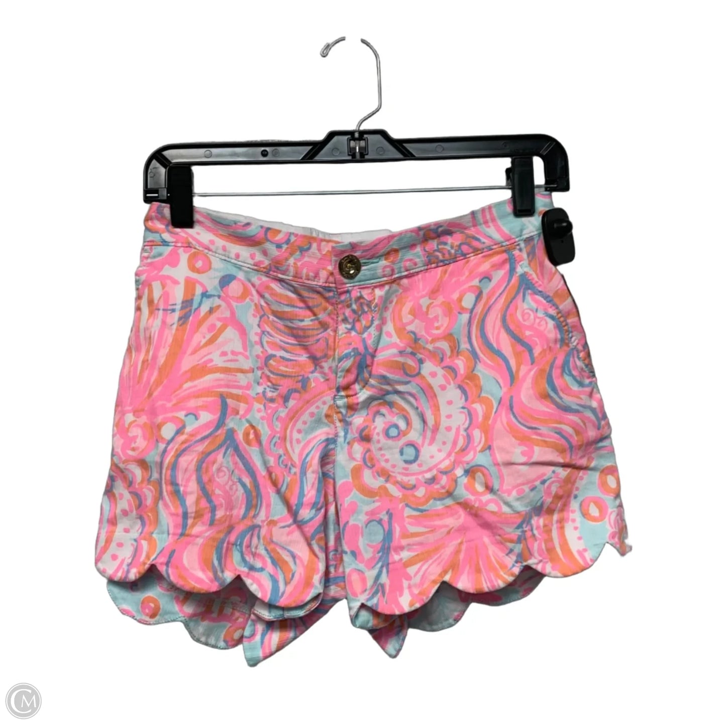 Shorts Designer By Lilly Pulitzer In Orange & Pink, Size: 6